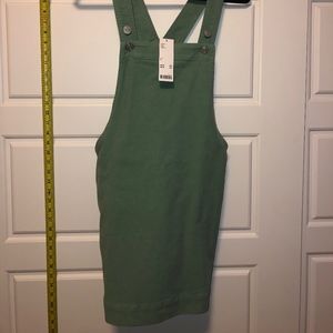 Green Corduroy Overalls